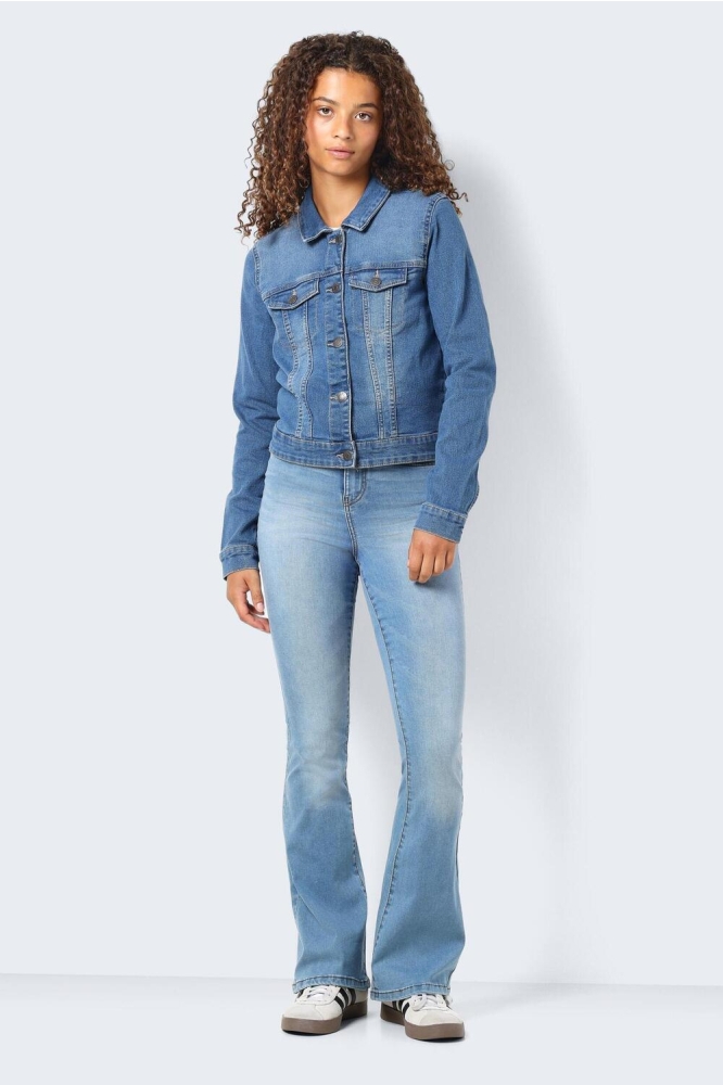 NMDEBRA L/S DENIM JACKET NOOS 27001163 Medium Blue Denim